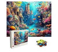 Puzzle 4000 Pièces Fond de la mer, Puzzle Adulte Bois, Impossible Classique Jigsaw Puzzles Architecture, Jeu D'adresse pour Toute la Famille, Puzzles Coloré Jeu de Ponte, 141.5 X 87.5 cm 8p-343