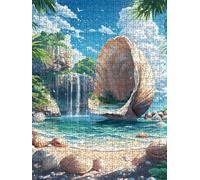 Puzzle 4000 Pièces, ForêT De Coquillages Adultes Puzzle, Classique Jigsaw Puzzles, Défi Impossible, Jeu D'adresse pour Toute la Famille, Jeu Éducatif Puzzles, Décoration de la Maison DX0YL4-77