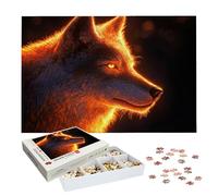 Puzzle 4000 Pièces Loup, Puzzle 4000 Pièces Adultes et Enfants, Puzzles Bois avec Une Boîte d'emballage Exquise, Jeu Éducatif Puzzles Animal, Decoration Maison, Cadeau Femme, Cadeau Homme, -6861