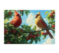 Puzzle 4000 pieces Oiseau, Puzzle 4000 pieces Adultes en Bois, Bricolage Jeu Éducatif avec Boite Cadeau pour Adultes, Bois Épais et Résistant, Puzzles pour Décor, Cadeau Femme Homme, Thème: Arbre B-77