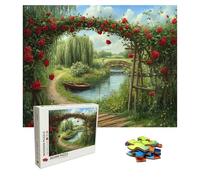 Puzzle 4000 Pièces Paysage, Puzzle Adulte Bois, Impossible Classique Jigsaw Puzzles Bateau, Jeu D'adresse pour Toute la Famille, Puzzles Coloré Jeu Ponte, Decoration et Cadeau 141.5 X 87.5 cm 8p-358