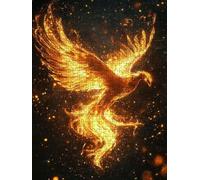 Puzzle 4000 Pièces, Phoenix Jaune Adultes Puzzle, Classique Jigsaw Puzzles, Défi Impossible, Jeu D'adresse pour Toute la Famille, Jeu Éducatif Puzzles, Décoration de la Maison DX0YL4-262