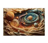 Puzzle 4000 Pieces Planète Adultes, Puzzle Abstrait Adulte, Grand Puzzles Bois avec Boite Cadeau, Jeu de Concentration pour Adultes, 4000 Pieces Puzzles Décoration Murale Maison, Cadeau Femme, G-50