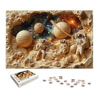Puzzle 4000 Pièces Planète, Puzzle 4000 Pièces pour Adultes et Enfants à Partir de 14 Ans, Paysage Puzzles Bois avec Une Boîte d'emballage Exquise, Puzzles pour Décoration Murale, Cadeau Femme, -6790