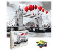 Puzzle 4000 Pièces Pont, Puzzle Adulte Bois, Impossible Classique Jigsaw Puzzles Paysage, Jeu D'adresse pour Toute la Famille, Puzzles Coloré Jeu de Ponte, Decoration et Cadeau 141.5 X 87.5 cm 8p-354