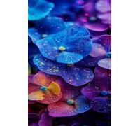 Puzzle 4000 Pièces pour Adultes 141x87cm - Fleurs Bleues Violettes - Défi Impossible et Anti-Stress - Idée Cadeau Rigolote et Originale
