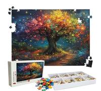 Puzzle 4000 Pieces, Puzzle 4000 Pièces Adultes, Un Puzzles Difficile, Impression Haute Définition & Couleurs Éclatantes, Puzzles Bois rêve Arbre la Vie avec Une Boîte d'emballage Exquise W3H-90