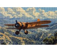 Puzzle 4000 Pieces, Puzzle Adultes 4000 Pièces Avion, Puzzles Classiques Bois 90x140 cm Montagne, Exquisite Papierboxverpackung, Tragbarer Netzbeutel Geeignet für Die ganze Familie Cadeau RXPT-800