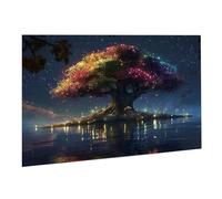 Puzzle 4000 Pièces Puzzle en Bois DIY Coloré l'arbre des Quatre Saisons l'art Décoration Cadeau Unique Décoration Maison, Puzzles Familial, Parfait Soirées Jeu,Activité Familiale Parfaite K0F-345