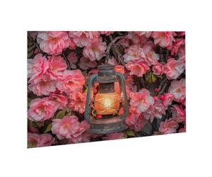 Puzzle 4000 Pièces Puzzle en Bois DIY Lampe Fleur EU De l'art Décoration Cadeau Unique pour Décoration Maison, Puzzles Familial, Parfait pour Les Soirées de Jeu,Activité Familiale Parfaite K0F-443