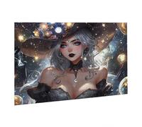 Puzzle 4000 Pièces Puzzle en Bois DIY Univers La Sorcière Jeu De l'art Décoration Cadeau Unique pour la Décoration de la Maison, Puzzles Familial, Parfait Les Soirées Jeu,Activité Familiale fr0-35