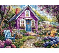 Puzzle 4000 pièces, Puzzle Impossible Adultes 141.5 x 87.5 cm, Impression Haute Définition, Jeux Éducatifs, Puzzles Bois Anti-Stress pour Toute la Famille, Décor Murale, forêt Cabine-2 w0-774