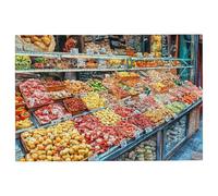 Puzzle 4000 Pieces Rétro, Puzzle 4000 Pièces Adultes Boutique, Puzzles Classiques Jeux Educatifs pour Activité Familiale, Qualité Supérieure Puzzles en Bois avec Boite pour Cadeau Femme, Decor -1914
