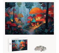 Puzzle 4000 Pièces - Rêve & Champignon - Puzzle en Bois Durable avec Lettres au Dos - Jeu sans Poussière avec Affiche - Modèle pour Collectionneurs et 14 Ans et Plus (147x105cm) P3#306