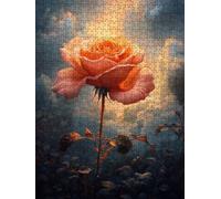 Puzzle 4000 Pièces, Roses à Pointes Adultes Puzzle, Classique Jigsaw Puzzles, Défi Impossible, Jeu D'adresse pour Toute la Famille, Jeu Éducatif Puzzles, Décoration de la Maison DX0YL4-487