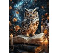 Puzzle 4000 Pièces, Star Owl Adultes Puzzle, Classique Jigsaw Puzzles, Défi Impossible, Jeu D'adresse pour Toute la Famille, Jeu Éducatif Puzzles, Décoration de la Maison DX0YL4-948