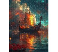 Puzzle 4000 Pièces, Star Voilier Adultes Puzzle, Classique Jigsaw Puzzles, Défi Impossible, Jeu D'adresse pour Toute la Famille, Jeu Éducatif Puzzles, Décoration de la Maison DX0YL4-962