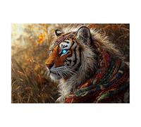 Puzzle 4000 Pieces Tigre 141x87cm Puzzle Adulte Animaux de Qualité, Colorés, Supérieure Défi éducatif Jouets pour Familial Les Soirées de Jeu pour Cadeau Femme Homme Decoration Noel Chambre C-37