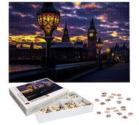 Puzzle 4000 Pièces Vue Nocturne, Puzzle 4000 Pièces Adultes et Enfants, Puzzles Bois avec Une Boîte d'emballage Exquise, Jeu Éducatif Puzzles Ville, Decoration Maison, Cadeau Femme, Homme H-2830