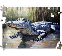 Puzzle 4000P Pieces pour Adultes, Crocodile Animal 55.7 x 34.4 in, l0-113 | Puzzle de Haute Qualité pour Adultes, Un Puzzle Difficile, Jeux de Puzzle pour Toute la Famille, Amateurs de Puzzel