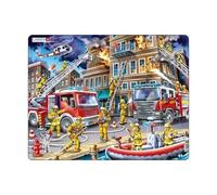 Puzzle 45 pièces Puzzle Cadre - Intervention des Pompiers