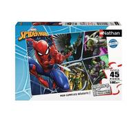 Nathan Puzzle Spider-Man contre les méchants 45 pièces