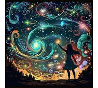 Puzzle 48 Pièces Adultes Fille Paysage Rêve, Développe Observation, Logique et Concentration, Puzzle Adulte 48 Pieces 20x20 cm