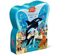 Puzzle 48 pieces - Une journee a l aquarium Bleu G