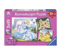 Ravensburger - 09346 5 - Puzzle - Belle, Cendrillon et Raiponce - 3X 49 Pièces
