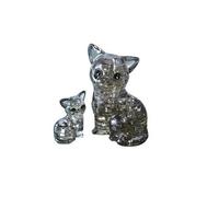HCM-Kinzel – Crystal Puzzle 59127 – Paire de chats – 49 pièces