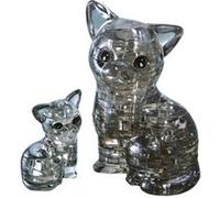 Puzzle 49 Pièces : Puzzle 3D en Plexiglas - Chat et chaton, HCM Kinzel G