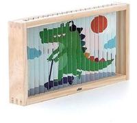 Vilac – Puzzle Trubble Les Animaux – Support bois + 20 bâtonnets illustrés – Dès 5 ans