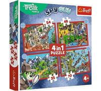 Puzzle 4in1 Le voyage de Treflik TREFL