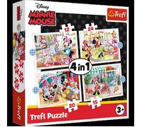 Puzzle 4in1 Minnie et ses amis