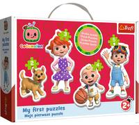 Puzzle 4in1 - TREFL - 36129 - 4 puzzles - 14 pièces - Dès 2 ans