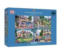Gibsons Puzzle rond du jardinier – 4 x 500 pièces