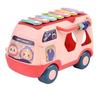 Puzzle 5 En 1 Pour Enfants, Instrument De Musique, Jouets Pour Bébés, Piano Xylophone, Blocs En Plastique, Perles Rondes, Cadeau Pour Garçons Et Filles