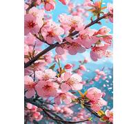 Puzzle 50 Pieces Adulte Branches Fleurs 35 x 25 cm Puzzles Adultes 50 Pièces Puzzle Impossible Jeu Éducatif Jeu D'adresse pour Toute la Famille
