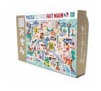 Puzzle 50 pieces en bois balade a paris