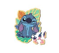 Puzzle 50 pièces en bois : Happy Stitch - Disney Lilo & Stitch