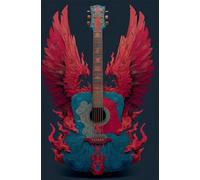 Puzzle 50 Pieces Guitare, Jeu éducatif Défi Jouets Stimule Concentration et Imagination, Puzzle Adulte 50 Pièces 35 x 25 cm