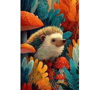 Puzzle 50 Pieces Hérisson Champignon, Jeu éducatif Défi Jouets Stimule Concentration et Imagination, Puzzle Adulte 50 Pièces 35 x 25 cm