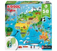 Nathan Puzzle 50 pièces Kididoc Planète – Dès 5 ans – E