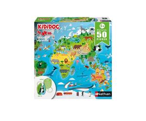 Puzzle 50 pièces Nathan Kididoc Planète