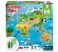 Puzzle 50 pièces Nathan Kididoc Planète E