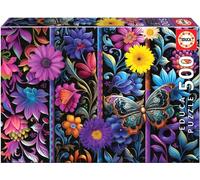 Puzzle 500 Fleurs et papillons G3