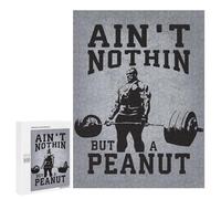 Puzzle 500 PCS Aint NothinBut A Peanut - Ronnie Gym Motivation Puzzles pour Adolescents Course De Vitesse Manuelle Activités Amusantes À La Maison Jeu Stimulant Et Jeu en Famille 500 PCS