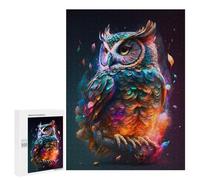 Puzzle 500 PCS Amazing Owl Puzzles pour Adultes, Jouet, Décoration Murale, Difficile, Difficile, Cadeaux Uniques pour Anniversaire Et Noël 500 PCS