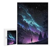Puzzle 500 PCS Anime Comet Rain Night Puzzles pour Adolescents Course De Vitesse Manuelle Activités Amusantes À La Maison Jeu Stimulant Et Jeu en Famille 500 PCS