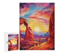 Puzzle 500 PCS Arches National Park Puzzles pour Adultes, Jouet, Décoration Murale, Cadeau d'anniversaire, Idéal pour Toute La Famille 500 PCS
